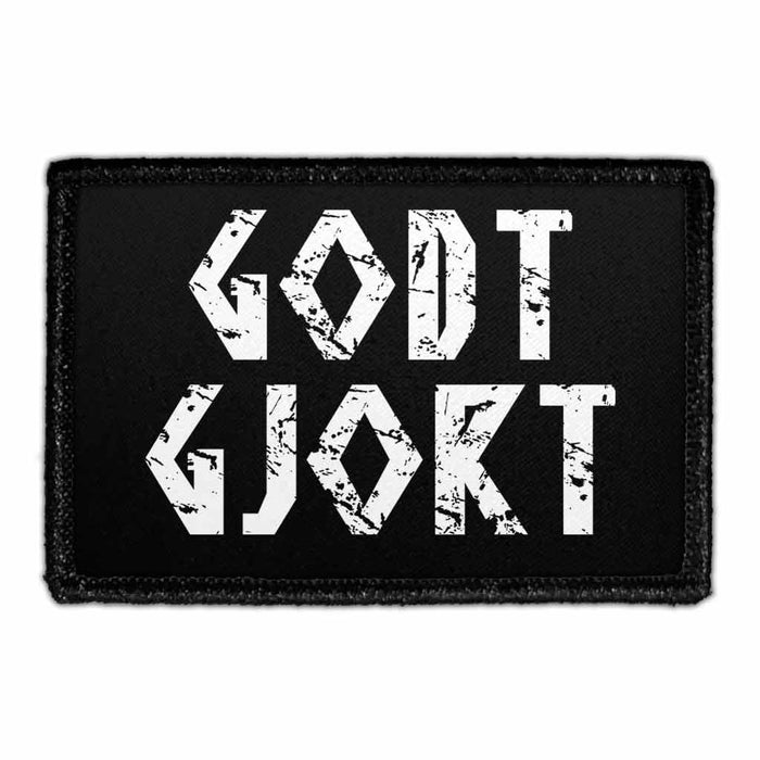 Godt Gjort - Removable Patch - Pull Patch - Removable Patches That Stick To Your Gear