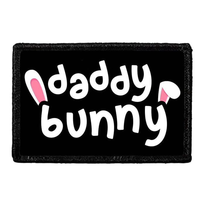 Daddy Bunny - Removable Patch - Pull Patch - Removable Patches That Stick To Your Gear