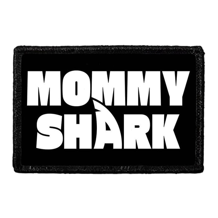 Mommy Shark - Removable Patch - Pull Patch - Removable Patches That Stick To Your Gear