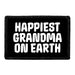 Happiest Grandma On Earth - Removable Patch - Pull Patch - Removable Patches That Stick To Your Gear