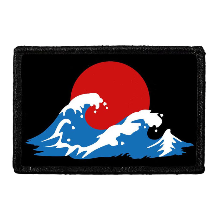 Blood Moon Wave - Removable Patch - Pull Patch - Removable Patches That Stick To Your Gear