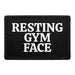 Resting Gym Face - Removable Patch - Pull Patch - Removable Patches For Authentic Flexfit and Snapback Hats