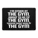 I'm Either At The Gym, About To Go To The Gym, Thinking About Being At The Gym - Removable Patch - Pull Patch - Removable Patches For Authentic Flexfit and Snapback Hats