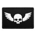 Winged Skull - Removable Patch - Pull Patch - Removable Patches That Stick To Your Gear