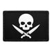 Skull With Knives - Removable Patch - Pull Patch - Removable Patches That Stick To Your Gear