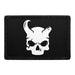 Skull With Horns - Removable Patch - Pull Patch - Removable Patches That Stick To Your Gear