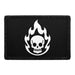 Skull On Fire - Removable Patch - Pull Patch - Removable Patches That Stick To Your Gear