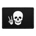 Skull Doing Peace Sign - Removable Patch - Pull Patch - Removable Patches That Stick To Your Gear