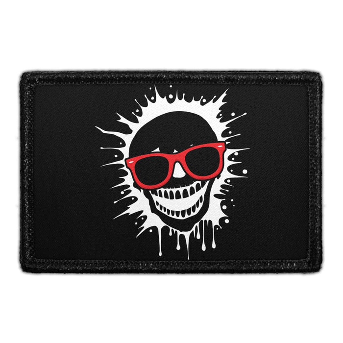 Quirky-Funny Skull - Removable Patch - Pull Patch - Removable Patches That Stick To Your Gear