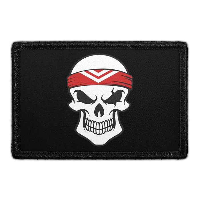 Gangster Skull - Removable Patch - Pull Patch - Removable Patches That Stick To Your Gear