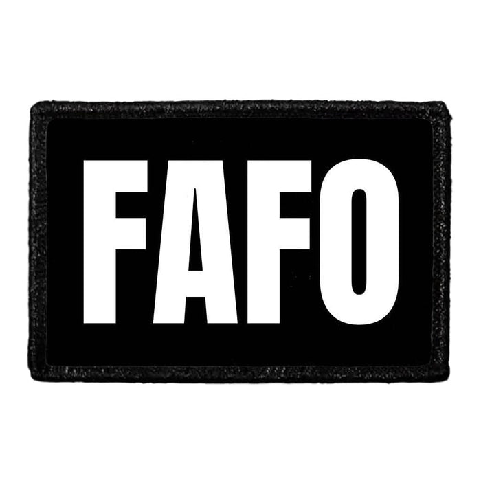 FAFO - Removable Patch - Pull Patch - Removable Patches That Stick To Your Gear