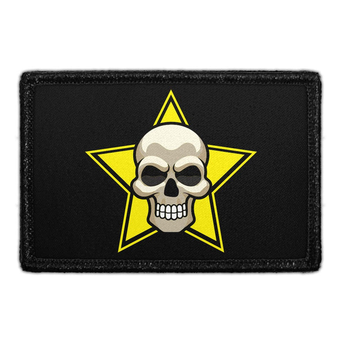Cartoon Skull - Removable Patch - Pull Patch - Removable Patches That Stick To Your Gear