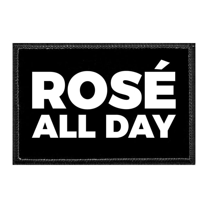 Rosé All Day - Removable Patch - Pull Patch - Removable Patches For Authentic Flexfit and Snapback Hats