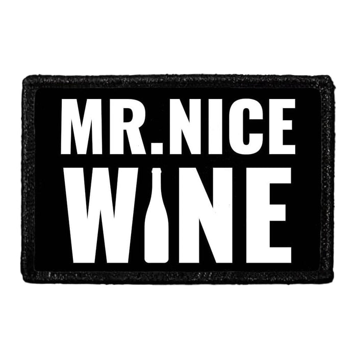 Mr. Nice Wine - Removable Patch - Pull Patch - Removable Patches That Stick To Your Gear