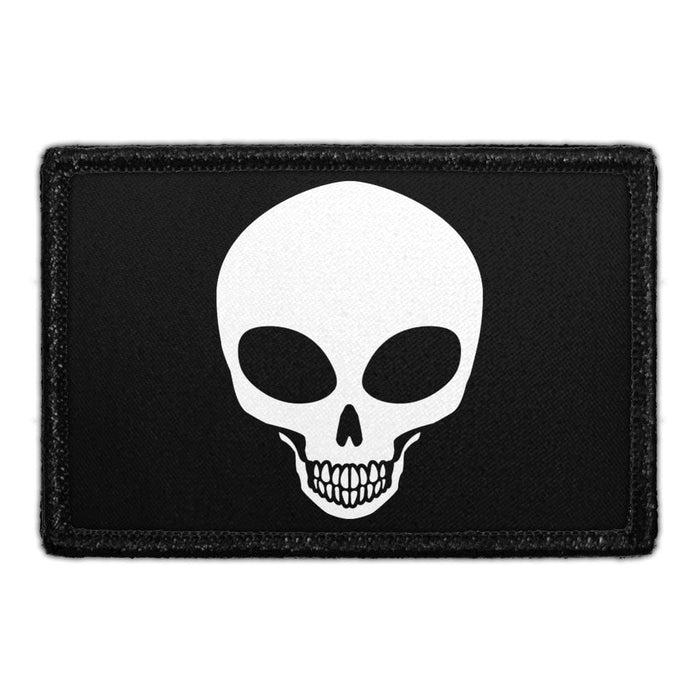 Alien Skull - Removable Patch - Pull Patch - Removable Patches That Stick To Your Gear