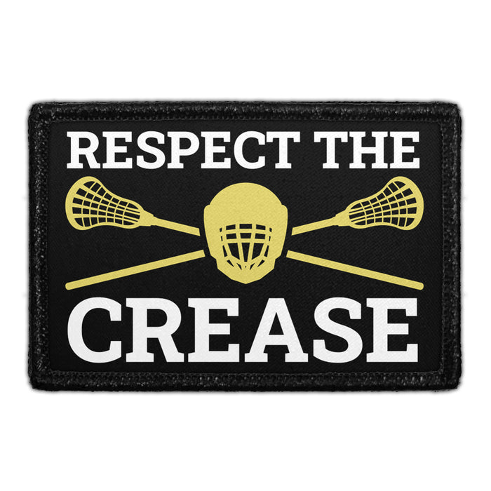 Respect The Crease - Removable Patch - Pull Patch - Removable Patches That Stick To Your Gear
