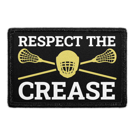 Respect The Crease - Removable Patch - Pull Patch - Removable Patches That Stick To Your Gear