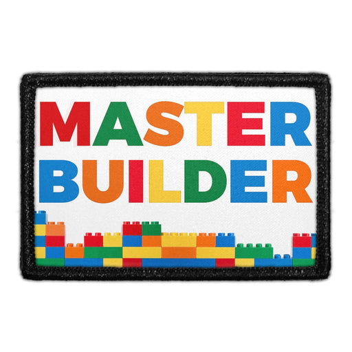 Master Builder - Patch - Pull Patch - Removable Patches For Authentic Flexfit and Snapback Hats