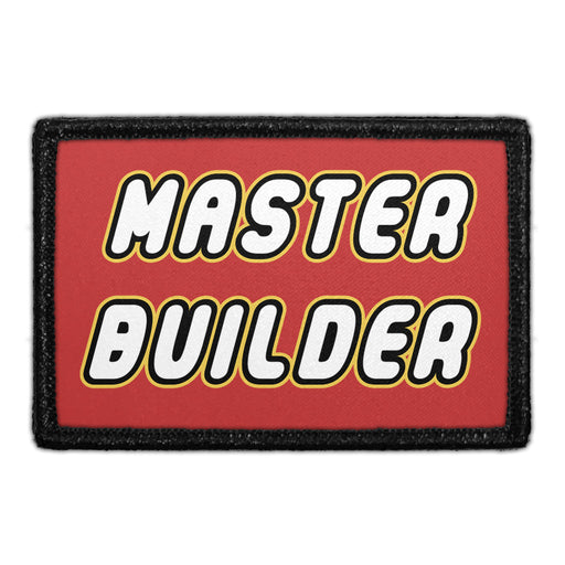 Master Builder - Patch - Pull Patch - Removable Patches For Authentic Flexfit and Snapback Hats