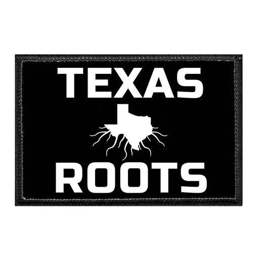 Texas Roots - Removable Patch - Pull Patch - Removable Patches For Hats - Removable Patch