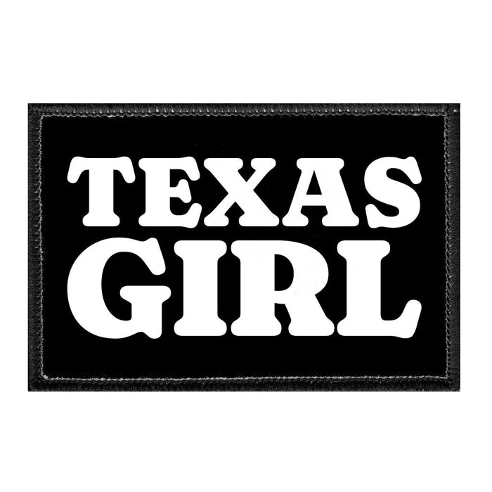 TEXASGIRL - Removable Patch - Pull Patch - Removable Patches For Hats - Removable Patch