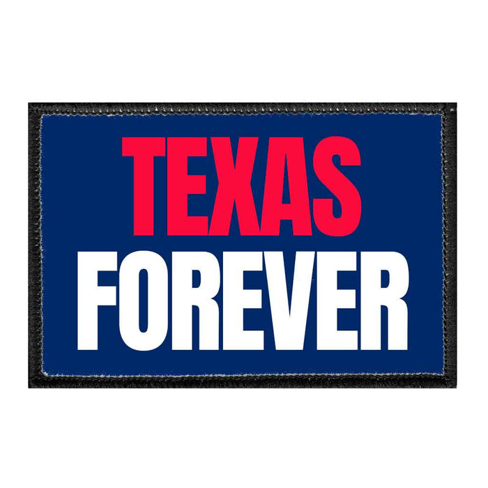 TEXASFOREVER - Removable Patch - Pull Patch - Removable Patches For Hats - Removable Patch