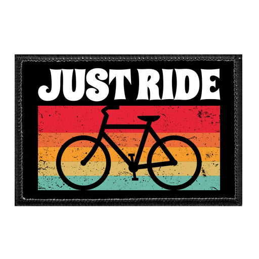 JUSTRIDE-RETRO - Removable Patch - Pull Patch - Removable Patches That Stick To Your Gear