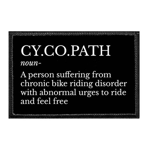 CY.CO.PATH - Removable Patch - Pull Patch - Removable Patches That Stick To Your Gear