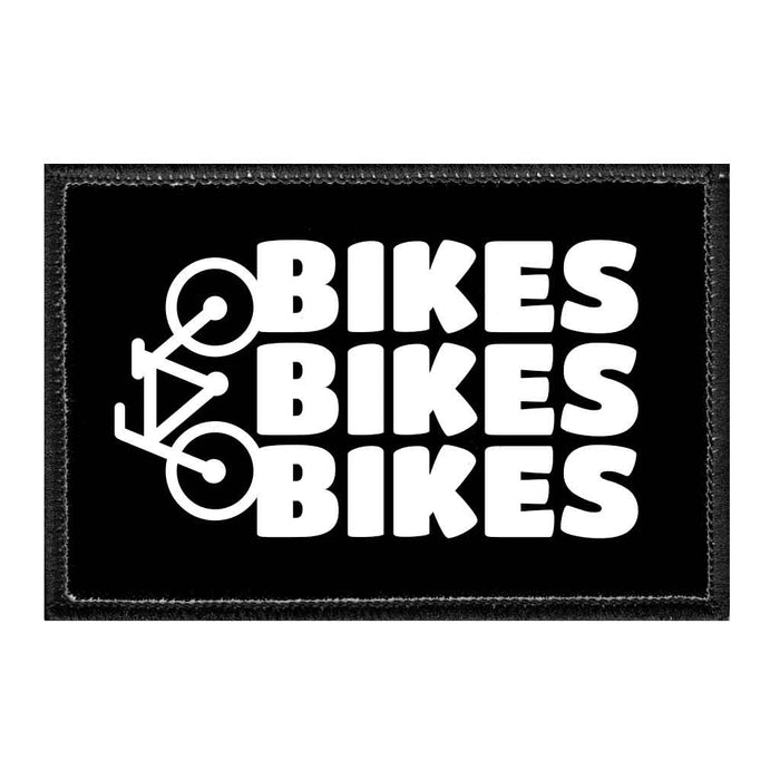 BIKESBIKESBIKES - Removable Patch - Pull Patch - Removable Patches That Stick To Your Gear