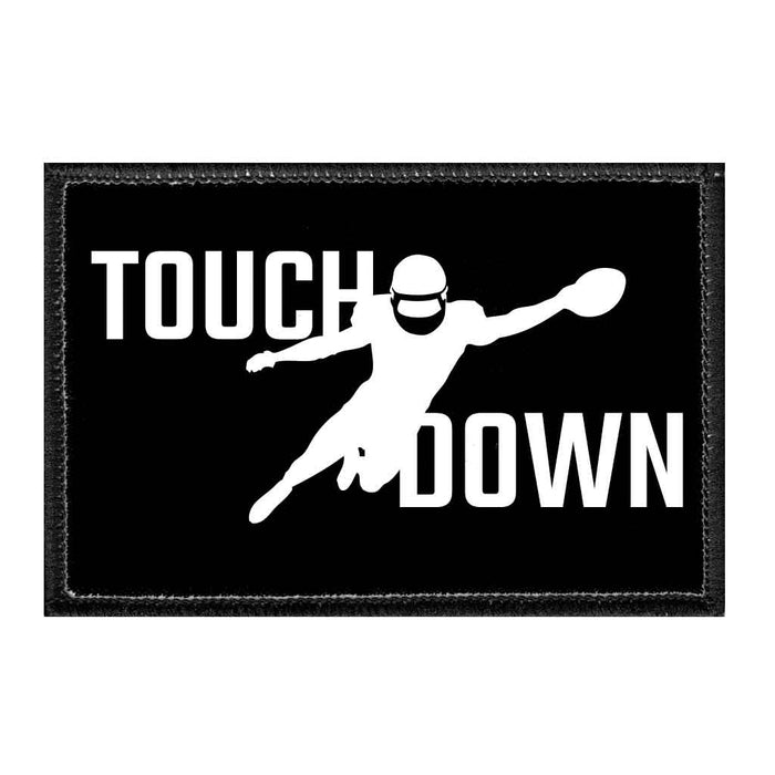 Touch Down - Football - Removable Patch - Pull Patch - Removable Patches That Stick To Your Gear