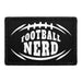 Football Nerd - Removable Patch - Pull Patch - Removable Patches That Stick To Your Gear