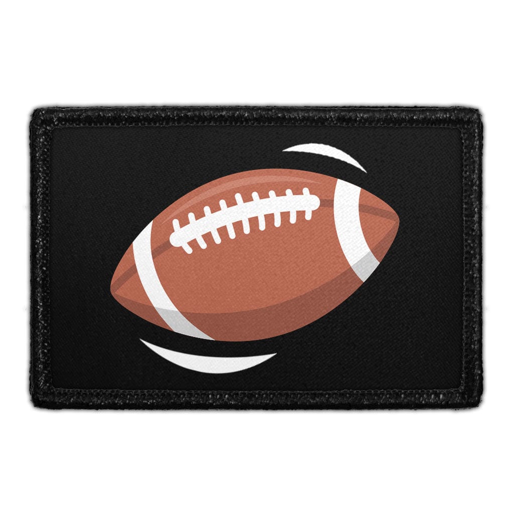 Football - Removable Patch — Pull Patch - Removable Patches That Stick ...