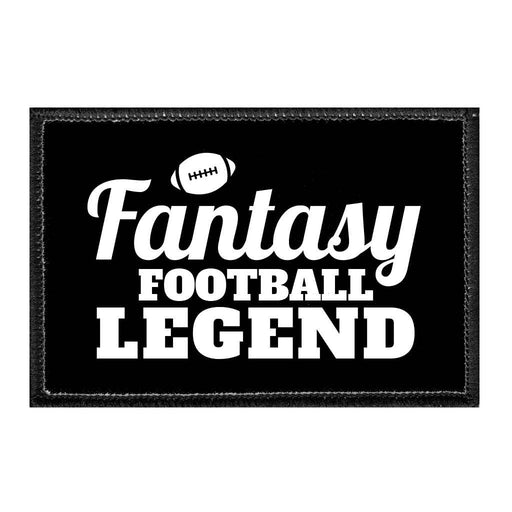 Fantasy Football Legend - Removable Patch - Pull Patch - Removable Patches That Stick To Your Gear