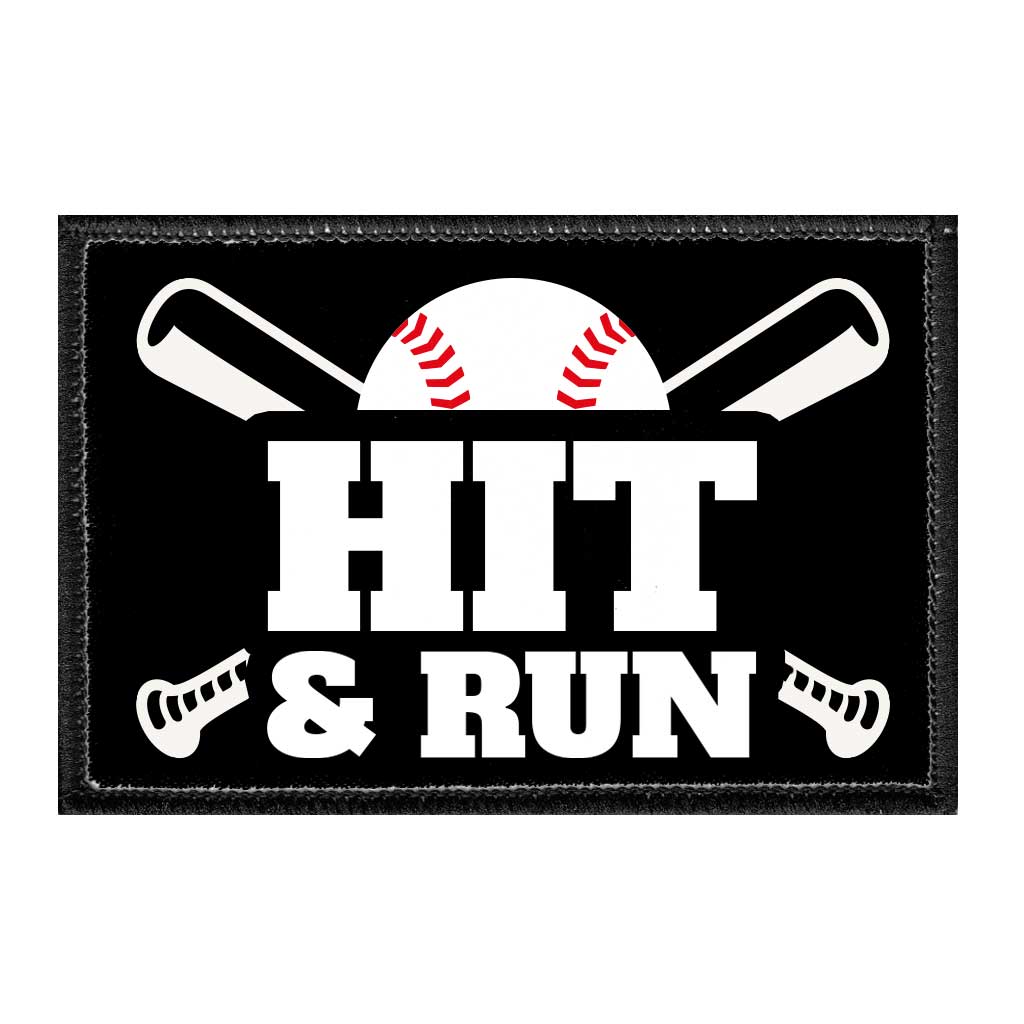 Hit & Run - Removable Patch - Pull Patch - Removable Patches That Stick To Your Gear