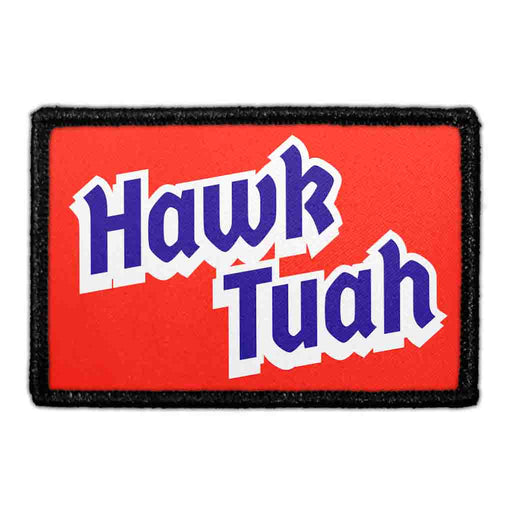 Hawk Tuah - Red, White, and Blue - Removable Patch - Pull Patch - Removable Patches For Authentic Flexfit and Snapback Hats