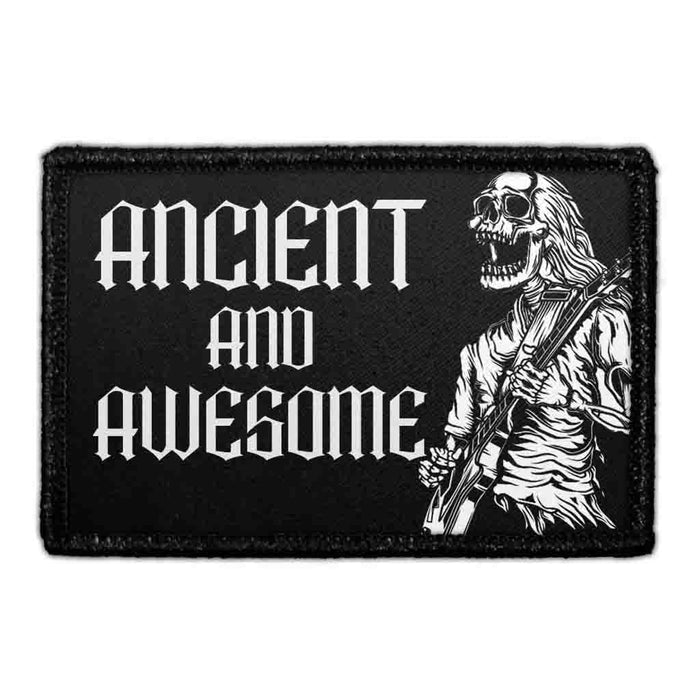 Ancient And Awesome - Removable Patch - Pull Patch - Removable Patches For Authentic Flexfit and Snapback Hats