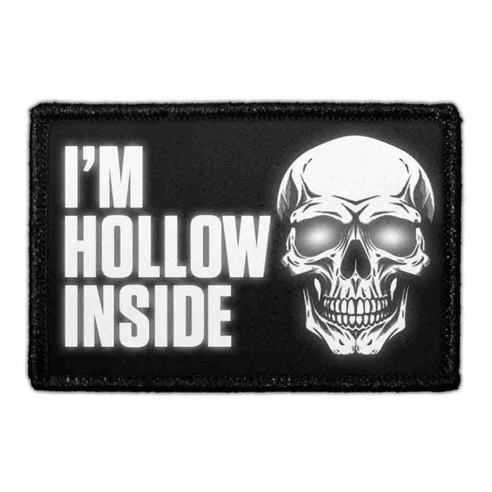 I'm Hollow Inside - Removable Patch - Pull Patch - Removable Patches For Authentic Flexfit and Snapback Hats