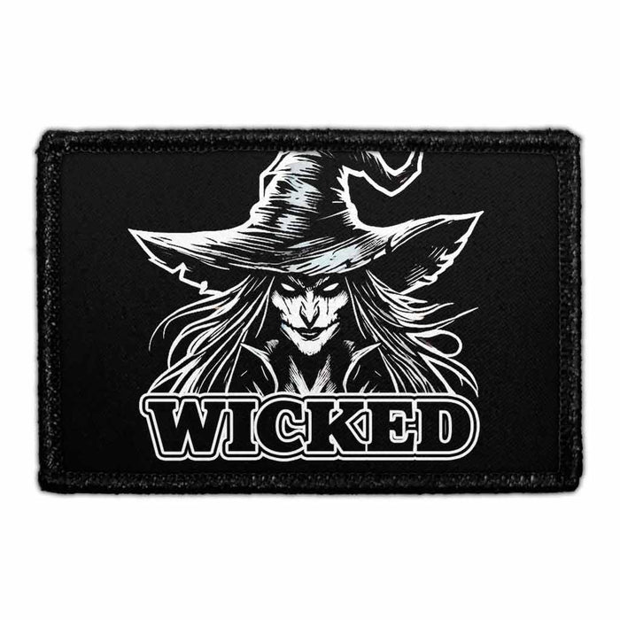 Wicked - Witch - Removable Patch - Pull Patch - Removable Patches For Authentic Flexfit and Snapback Hats