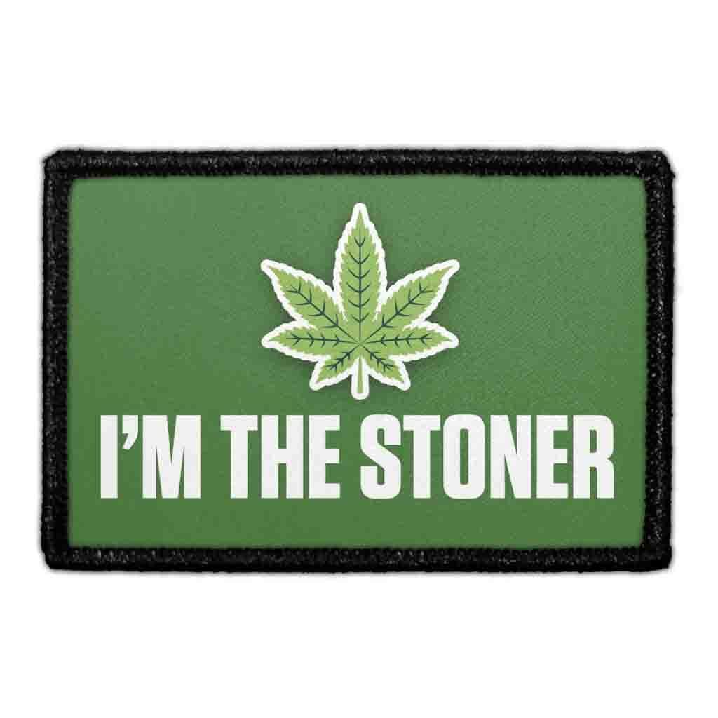I'm the Stoner Patch | Hook & Loop Funny Weed Design — Pull Patch ...