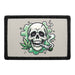 MARIJUANA SKULL Meta Data - Crop Image Text - - Removable Patch - Pull Patch - Removable Patches For Authentic Flexfit and Snapback Hats