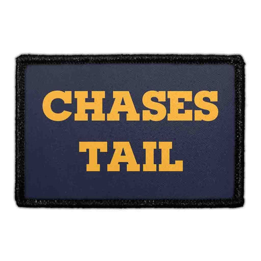 CHASES TAIL Meta Data - Crop Image Text - - Removable Patch - Pull Patch - Removable Patches For Authentic Flexfit and Snapback Hats