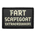 FART SCAPEGOAT EXTRAORDINAIRE Meta Data - Crop Image Text - - Removable Patch - Pull Patch - Removable Patches For Authentic Flexfit and Snapback Hats