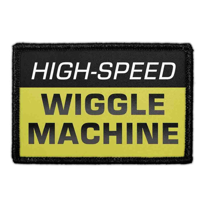 HIGH SPEED WIGGLE MACHINE Meta Data - Crop Image Text - - Removable Patch - Pull Patch - Removable Patches For Authentic Flexfit and Snapback Hats