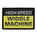 HIGH SPEED WIGGLE MACHINE Meta Data - Crop Image Text - - Removable Patch - Pull Patch - Removable Patches For Authentic Flexfit and Snapback Hats