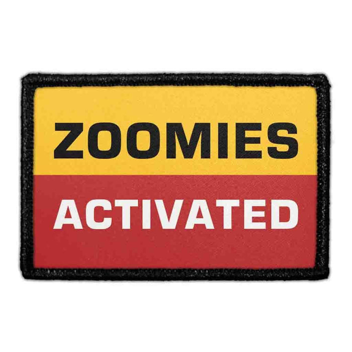Zoomies Activated Meta Data - Crop Image Text - - Removable Patch - Pull Patch - Removable Patches For Authentic Flexfit and Snapback Hats