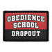 Obedience School Dropout Meta Data - Crop Image Text - - Removable Patch - Pull Patch - Removable Patches For Authentic Flexfit and Snapback Hats