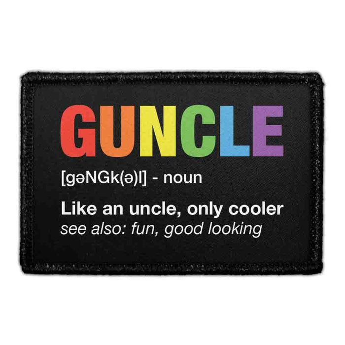 Guncle Meta Data - Crop Image Text - - Removable Patch - Pull Patch - Removable Patches For Authentic Flexfit and Snapback Hats