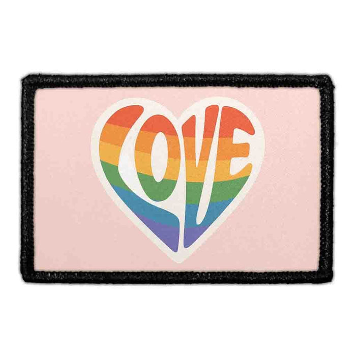 PRIDE HEART Meta Data - Crop Image Text - - Removable Patch - Pull Patch - Removable Patches For Authentic Flexfit and Snapback Hats