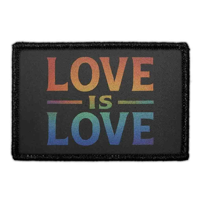 Love Is Love Meta Data - Crop Image Text - - Removable Patch - Pull Patch - Removable Patches For Authentic Flexfit and Snapback Hats