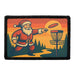 DISC GOLF SANTA Meta Data - Crop Image Text - - Removable Patch - Pull Patch - Removable Patches For Authentic Flexfit and Snapback Hats